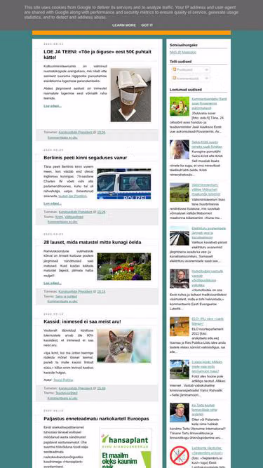 Screenshot of nonsense.ee