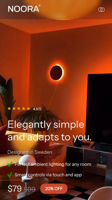 Screenshot of noora.design