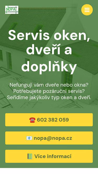 Screenshot of nopa.cz