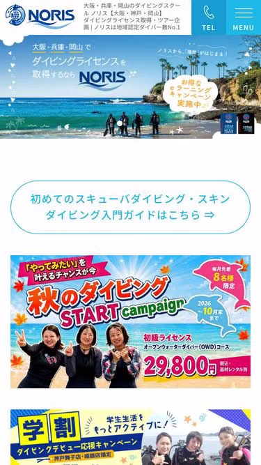 Screenshot of noris.co.jp