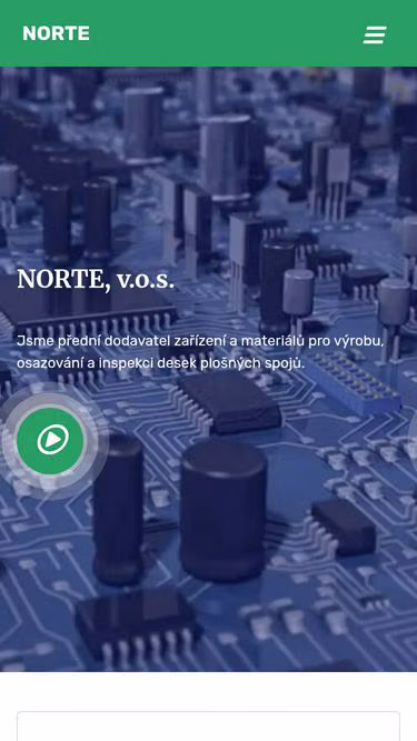 Screenshot of norte.cz