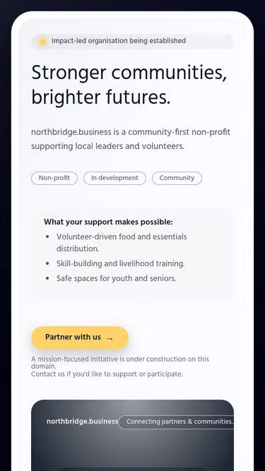 Screenshot of northbridge.business