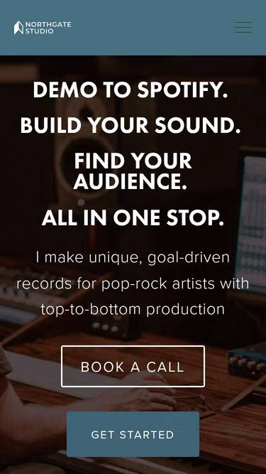 Screenshot of northgate.studio