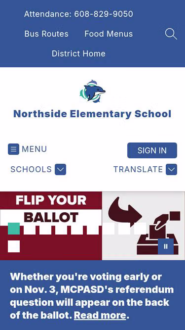 Screenshot of northside.school