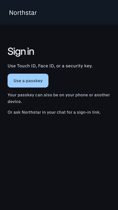 Screenshot of northstar.trade