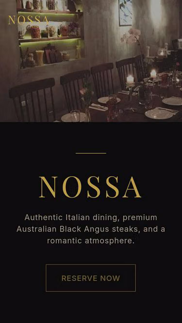 Screenshot of nossa.vn