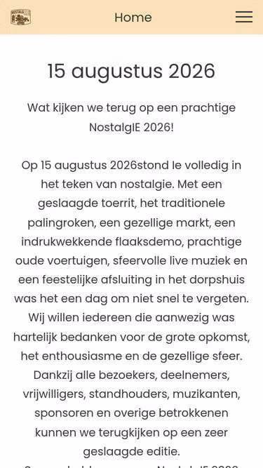 Screenshot of nostalgie.nu