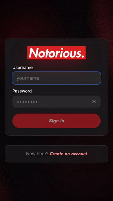 Screenshot of notorious.hk