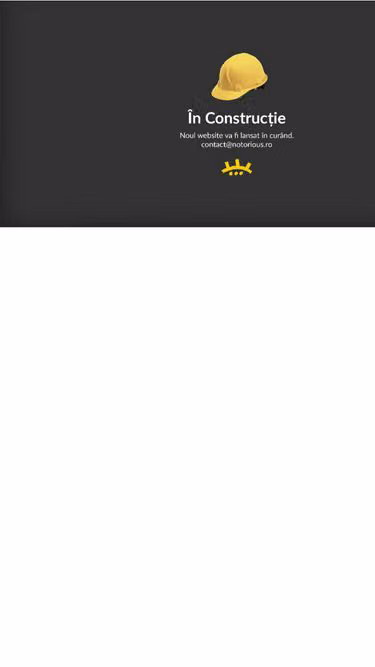 Screenshot of notorious.ro