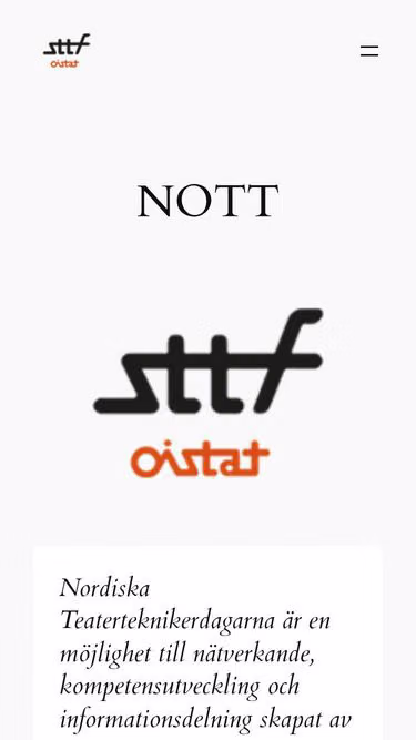Screenshot of nott.se