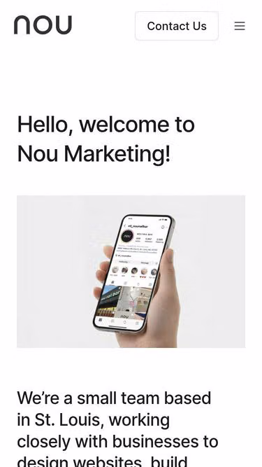 Screenshot of nou.marketing