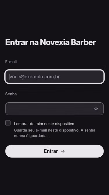Screenshot of nov.app.br