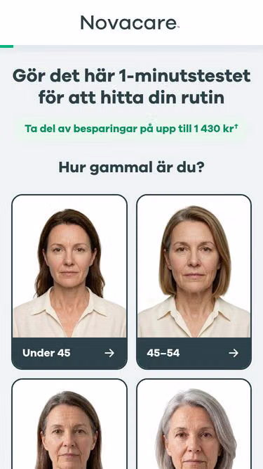 Screenshot of novacare.se