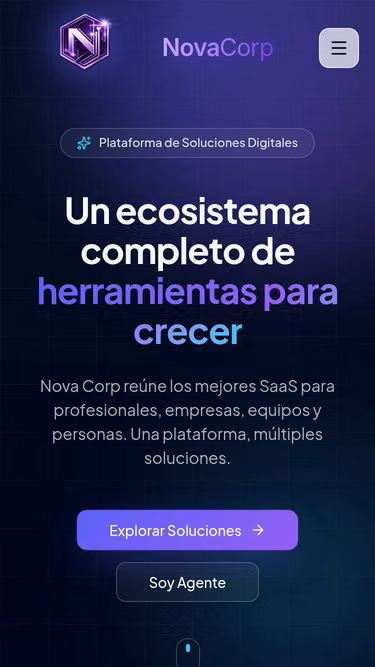 Screenshot of novacorp.app