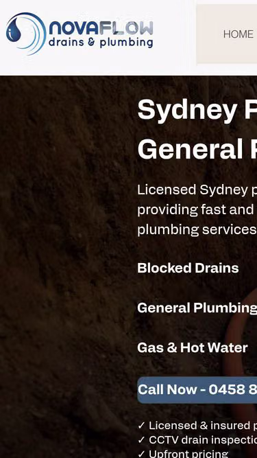 Screenshot of novaflow.com.au