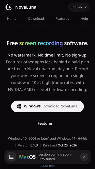 Screenshot of novaluna.pro