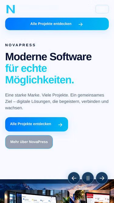 Screenshot of novapress.one