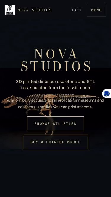 Screenshot of novastudios.be