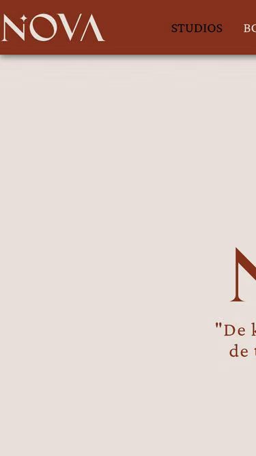 Screenshot of novastudios.nl