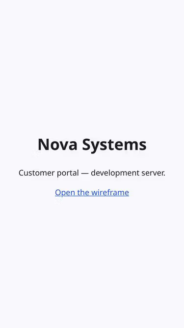 Screenshot of novasystems.io