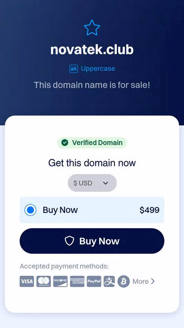 Screenshot of novatek.club