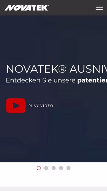 Screenshot of novatek.de