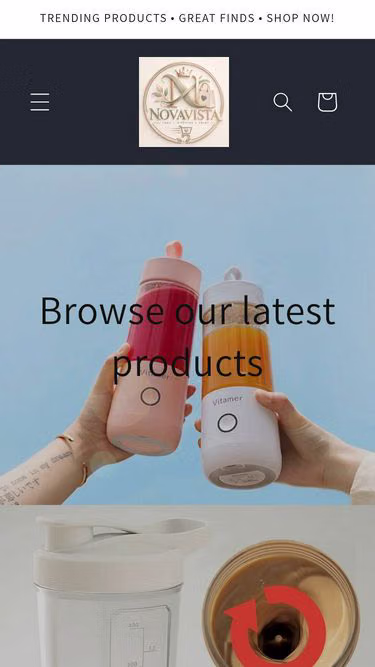 Screenshot of novavista.win