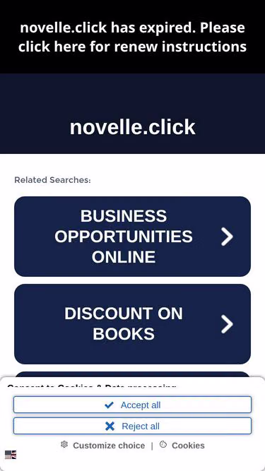 Screenshot of novelle.click