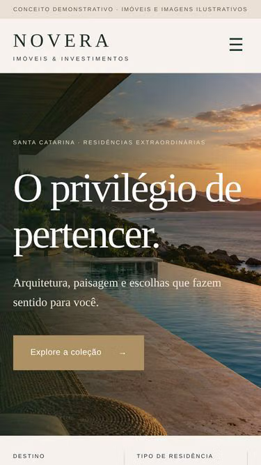 Screenshot of novera.imb.br