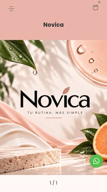 Screenshot of novica.com.ar