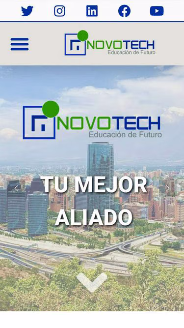 Screenshot of novotech.cl