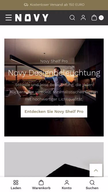 Screenshot of novy.shop