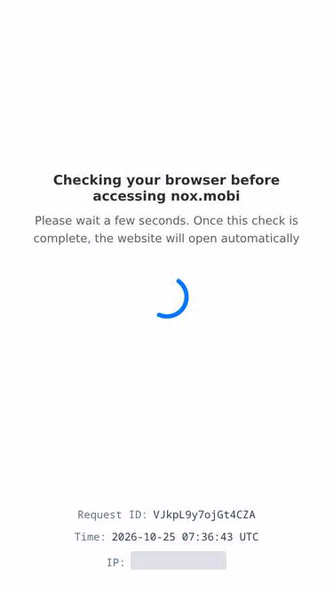 Screenshot of nox.mobi