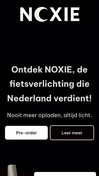 Screenshot of noxie.nl
