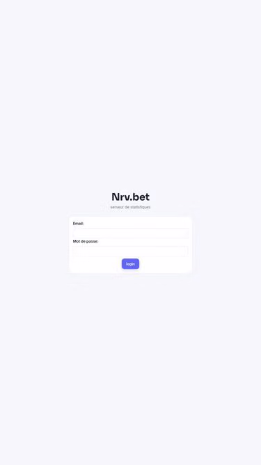 Screenshot of nrv.bet