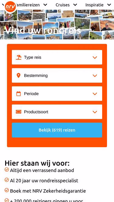 Screenshot of nrv.eu