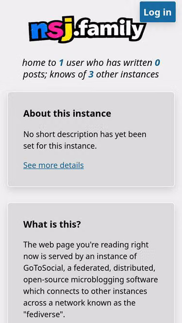 Screenshot of nsj.family