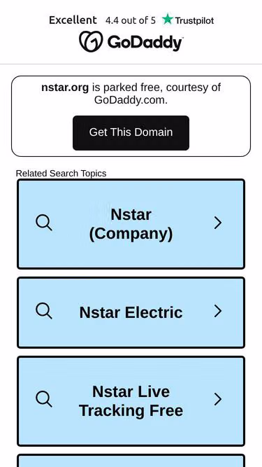 Screenshot of nstar.org