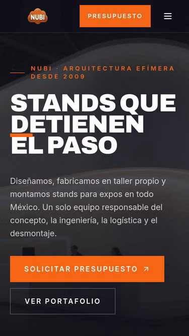 Screenshot of nubi.com.mx