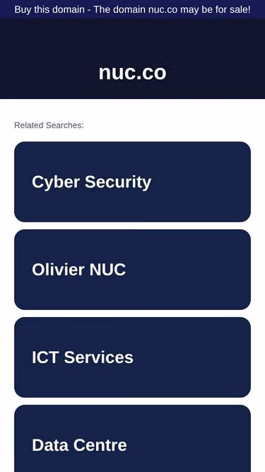 Screenshot of nuc.co
