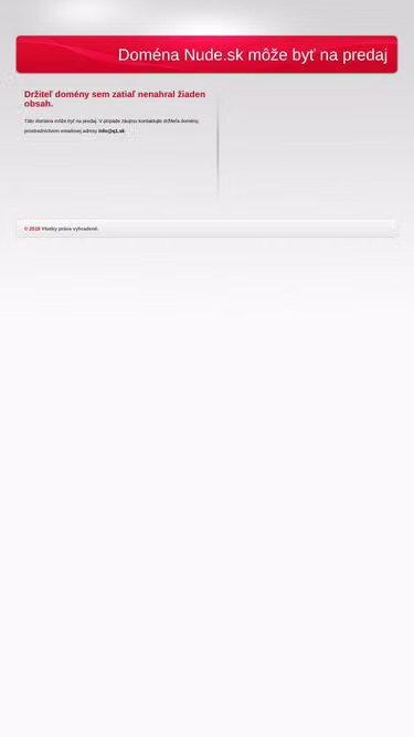 Screenshot of nude.sk