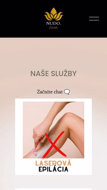 Screenshot of nudo.sk