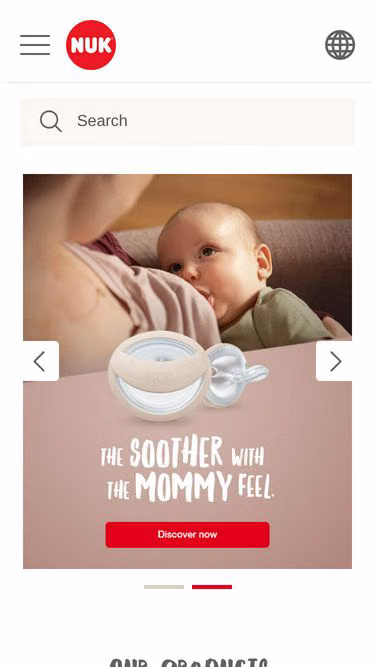 Screenshot of nuk.co.uk