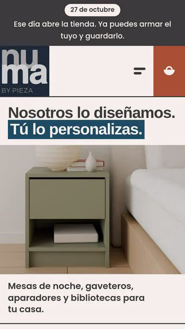 Screenshot of numa.place