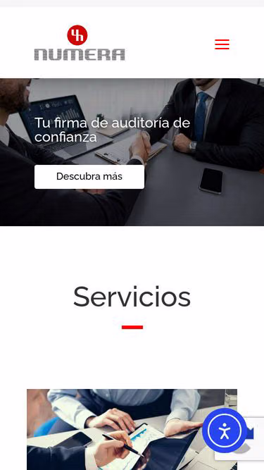 Screenshot of numera.es