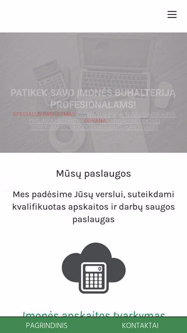 Screenshot of numera.lt