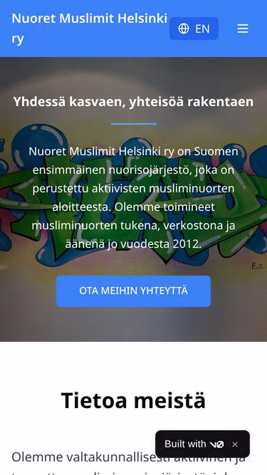 Screenshot of numu.fi