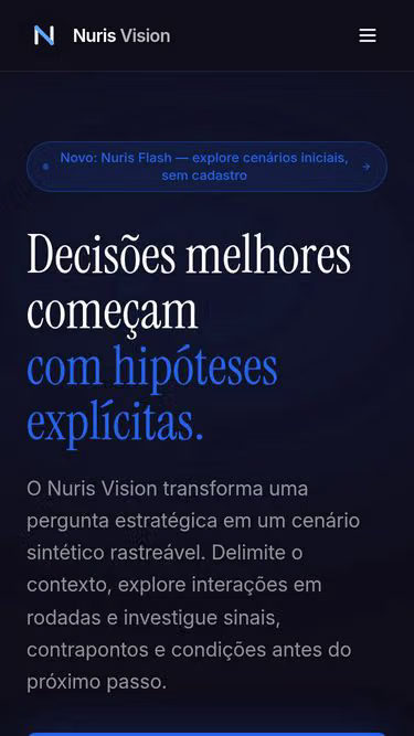 Screenshot of nuris.vision