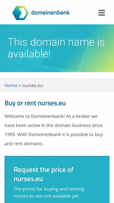 Screenshot of nurses.eu
