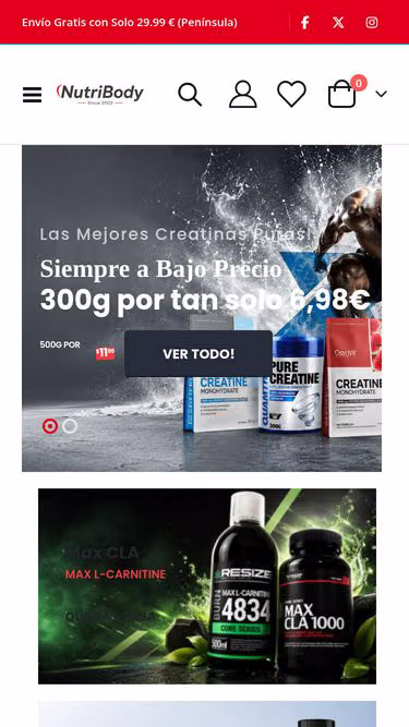 Screenshot of nutripro.pt